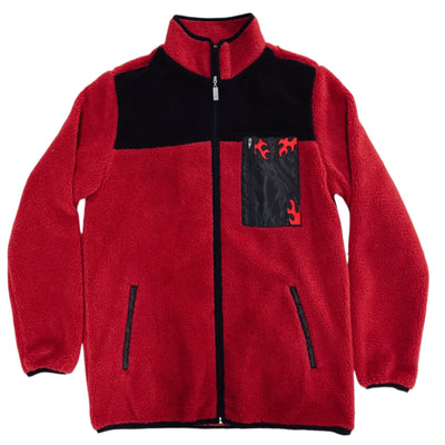 RED SLAYER SHERPA JACKET