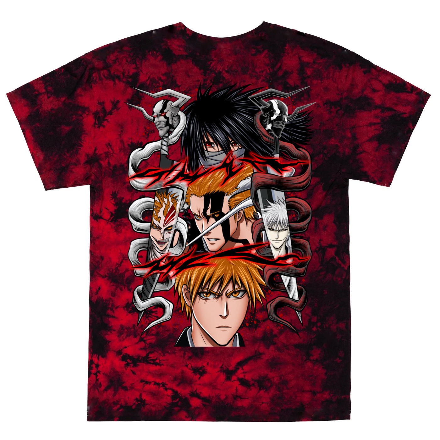 BLEACH DOUBLE SIDED TIE DYE SHIRT *SHIPS NEXT DAY ORDERED*
