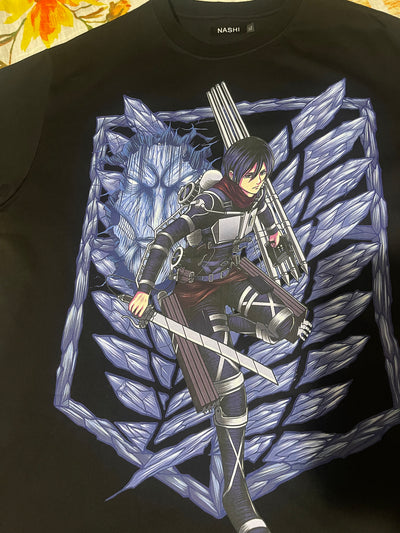 DOUBLE SIDED MIKASA SHIRT  *SHIPS DAY AFTER ORDERED*
