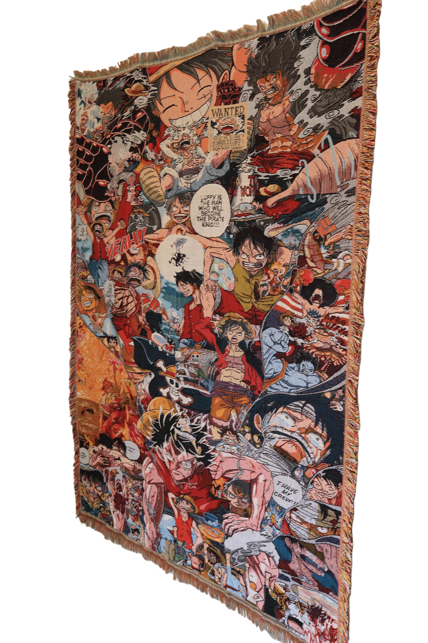 LUFFY WOVEN BLANKET/TAPESTRY *SHIPS DAY AFTER ORDERED*